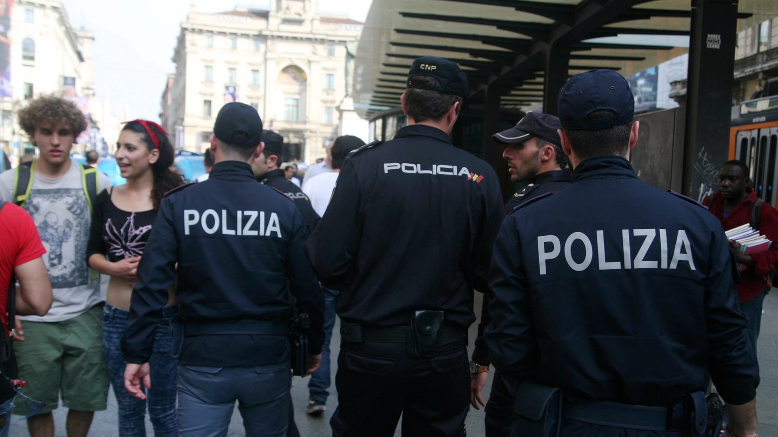 Controlli della polizia a Milano 