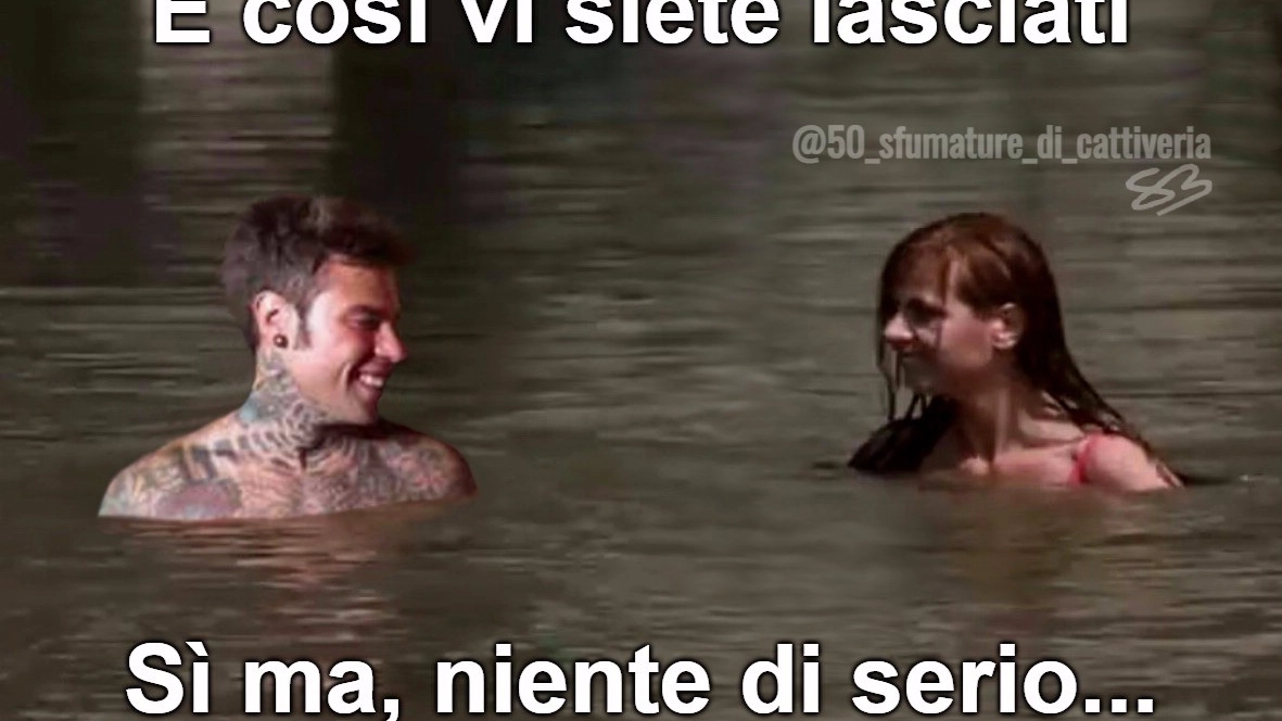 Il meme che riprende la famosa scena di "Tre uomini e una gamba" di Aldo, Giovanni e Giacomo
