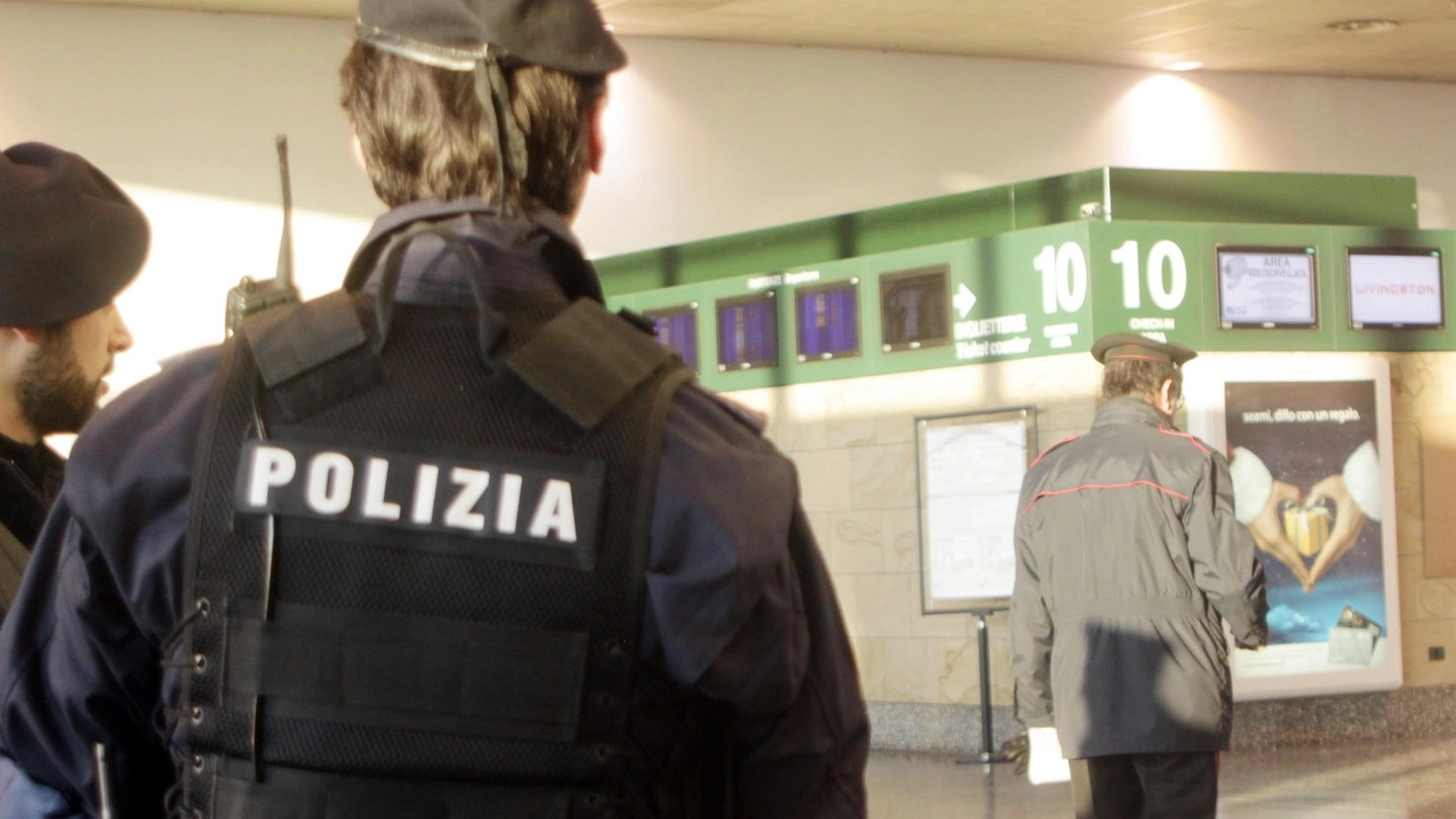 Polizia all'aeroporto di Malpensa