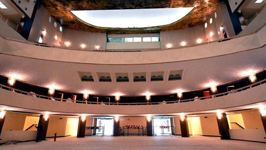 L’immagine del Teatro Lirico finalmente quasi pronto 