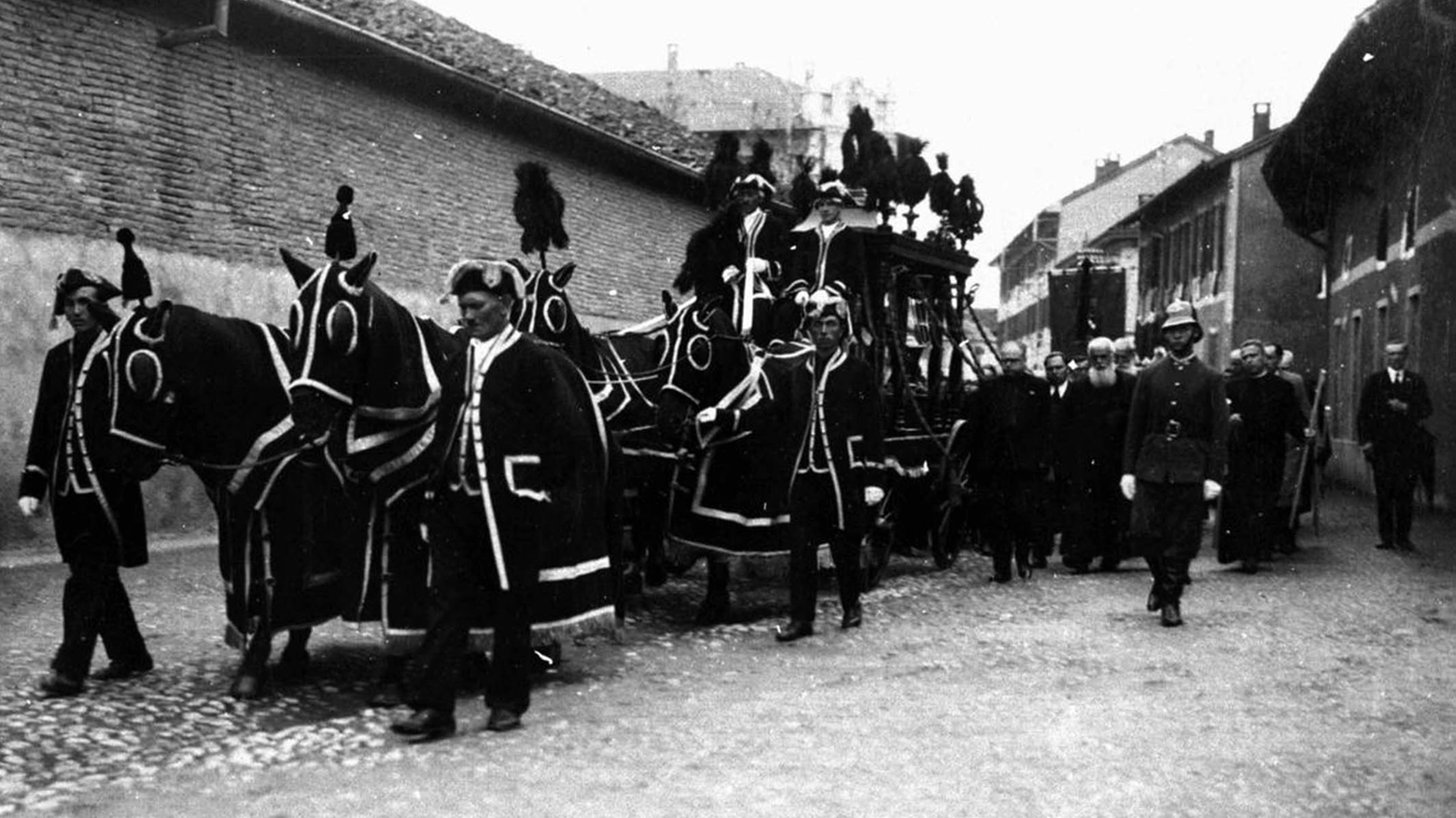 I funerali del 1909 nelle foto dell'archivio storico di Concorezzo