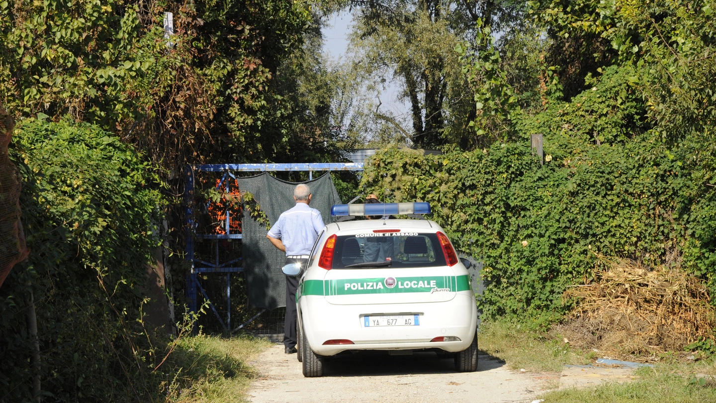 L'area sequestrata in località Cascina Venina (Spf)