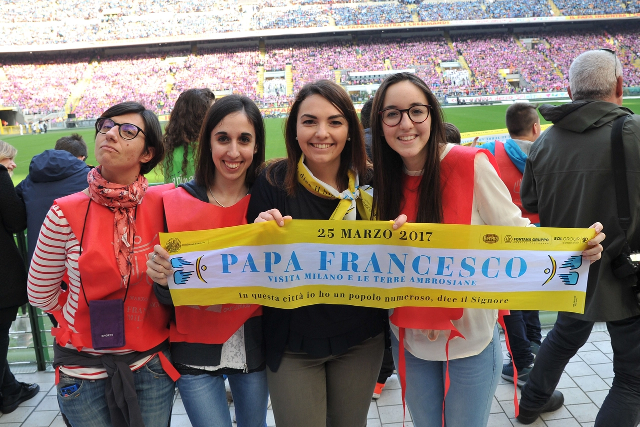 Papa a San Siro