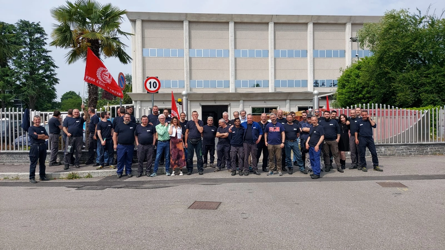 Lo sciopero della settimana scorsa dei lavoratori Macchi Lo sciopero della settimana scorsa dei lavoratori Macchi