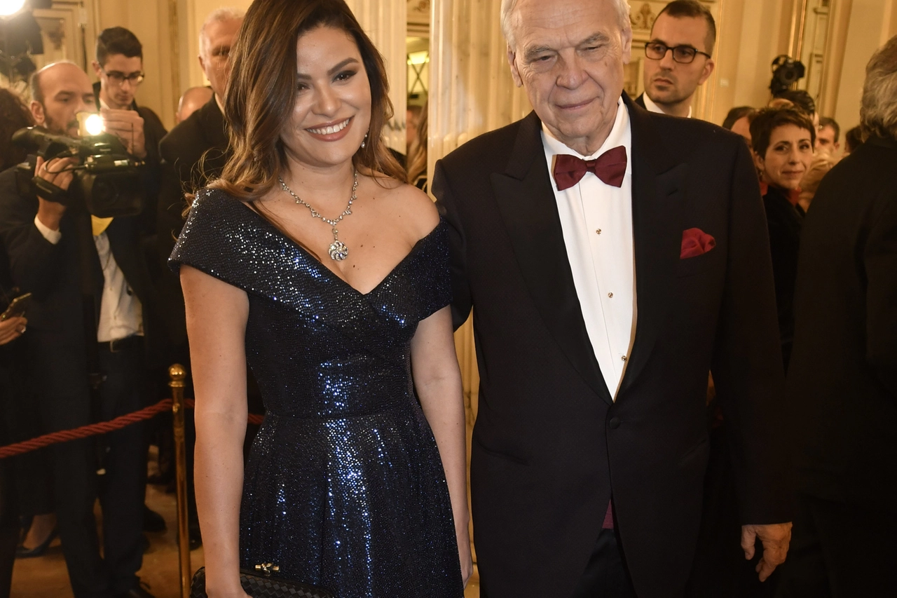Alexander Pereira e la moglie Daniela