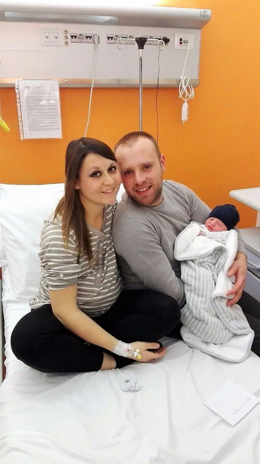 E' nato a Sondalo il primo bambino del 2017 in Valtellina