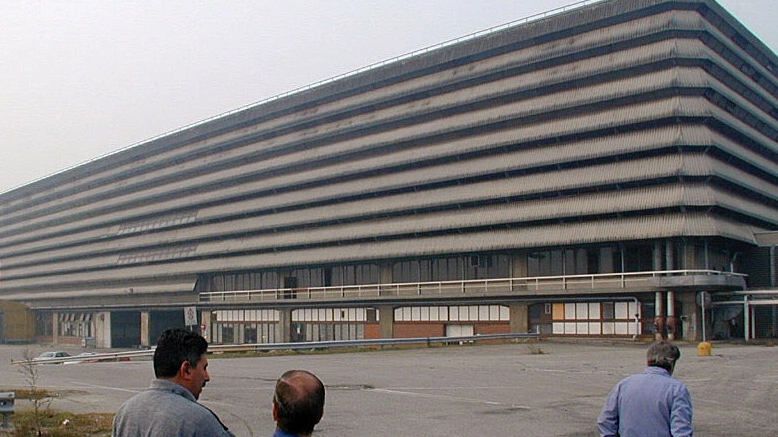 Lo storico edificio dell'Alfa Romeo