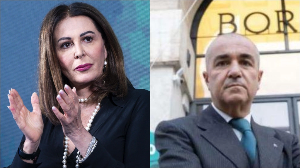 La ministra Daniela Santanché e Luca Ruffino che si sono avvicendati alla guida di Visibilia