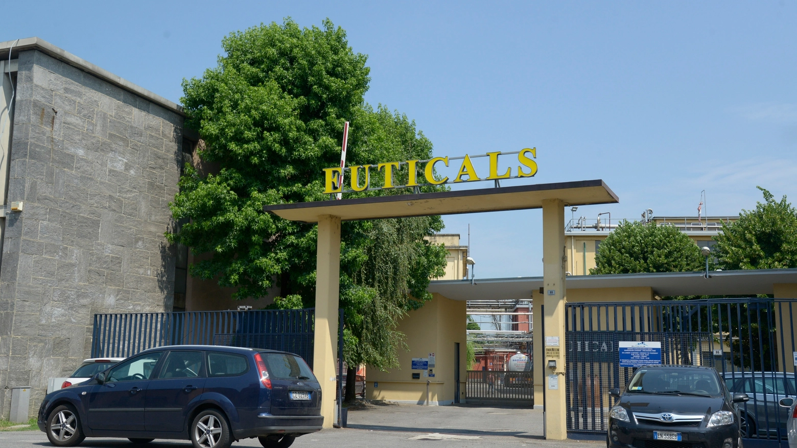 Lo stabilimento Euticals di viale Milano a Lodi