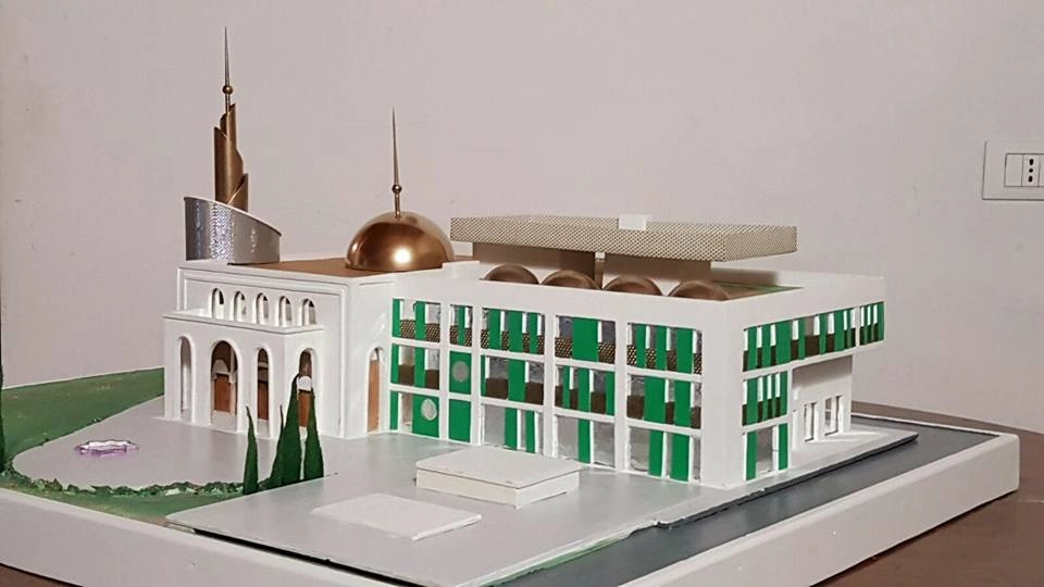 Il modello della futura moschea