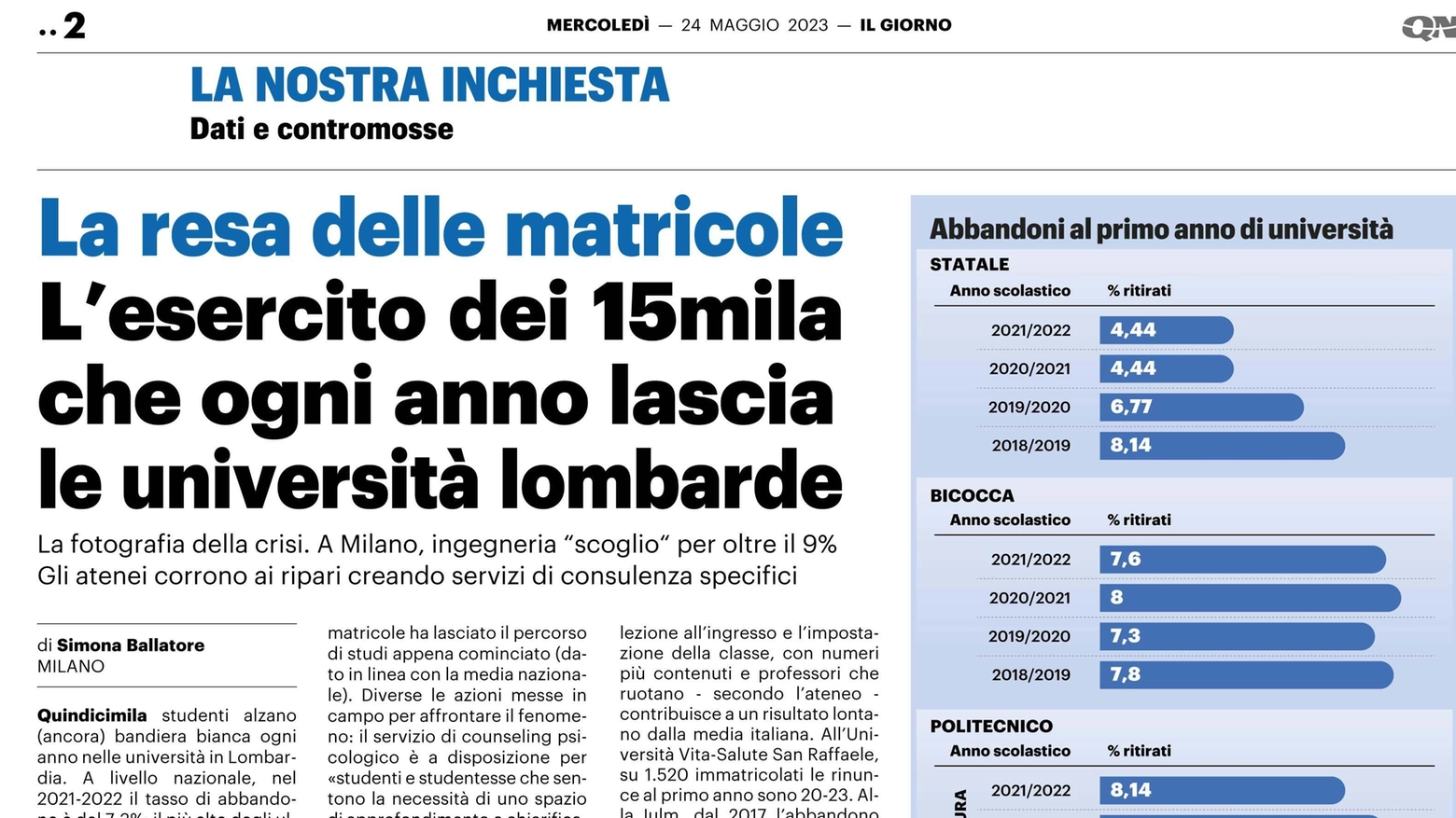 Patto tra Regione, atenei e imprese "Troppi abbandoni, si fa squadra" Patto tra Regione, atenei e imprese "Troppi abbandoni, si fa squadra"