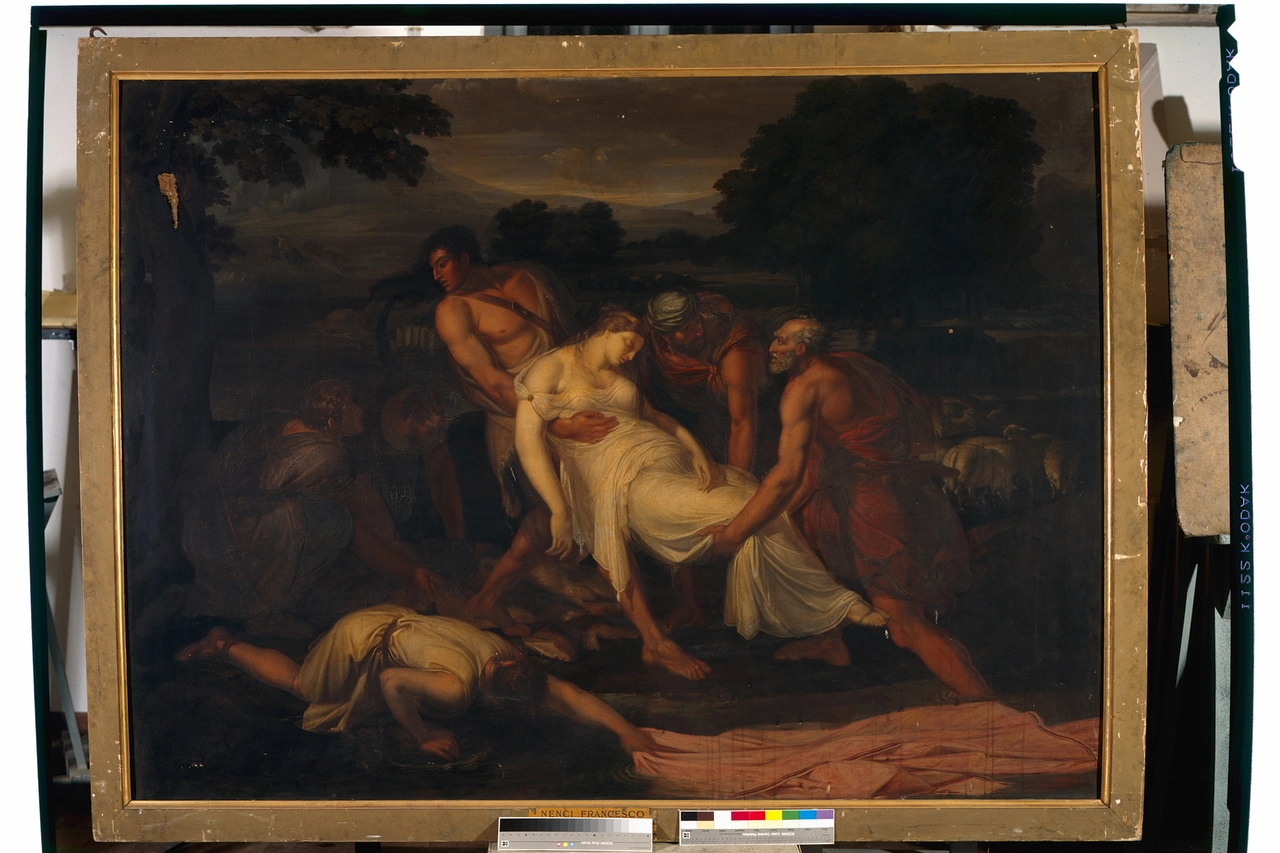 Francesco Nenci, Zenobia tratta dal fiume Arasse da alcuni pastori