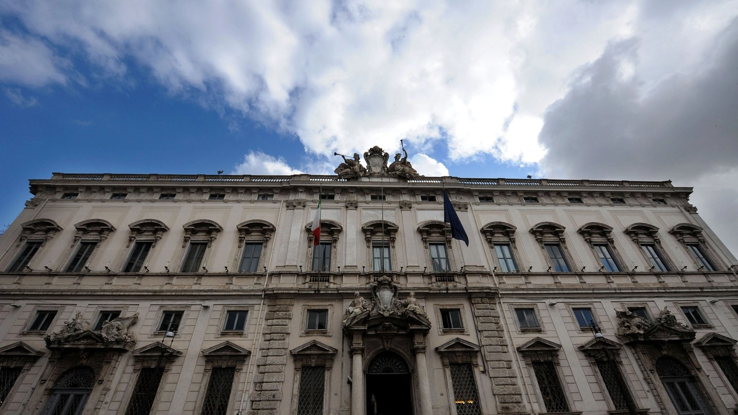 Il palazzo della Consulta a Roma, sede della Corte Costituzionale (Ansa)
