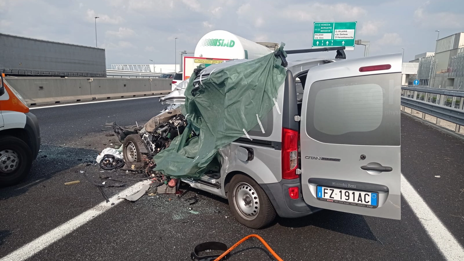 il gravissimo incidente a Pero