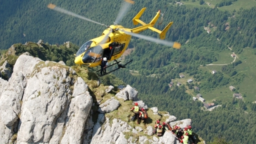 I soccorritori in montagna (foto di repertorio)