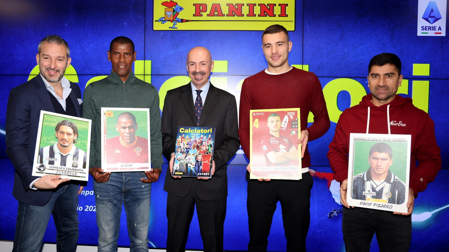 A Lissone la presentazione dell'album di figurine Panini "Calciatori 2023-2024"
