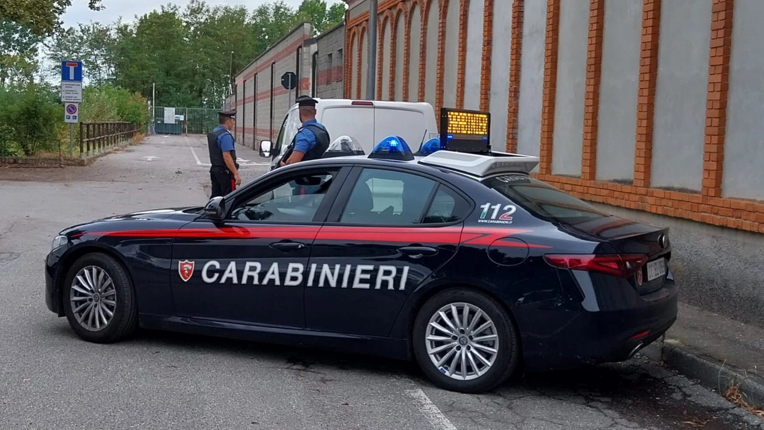 Posto di blocco dei carabinieri (foto di repertorio)