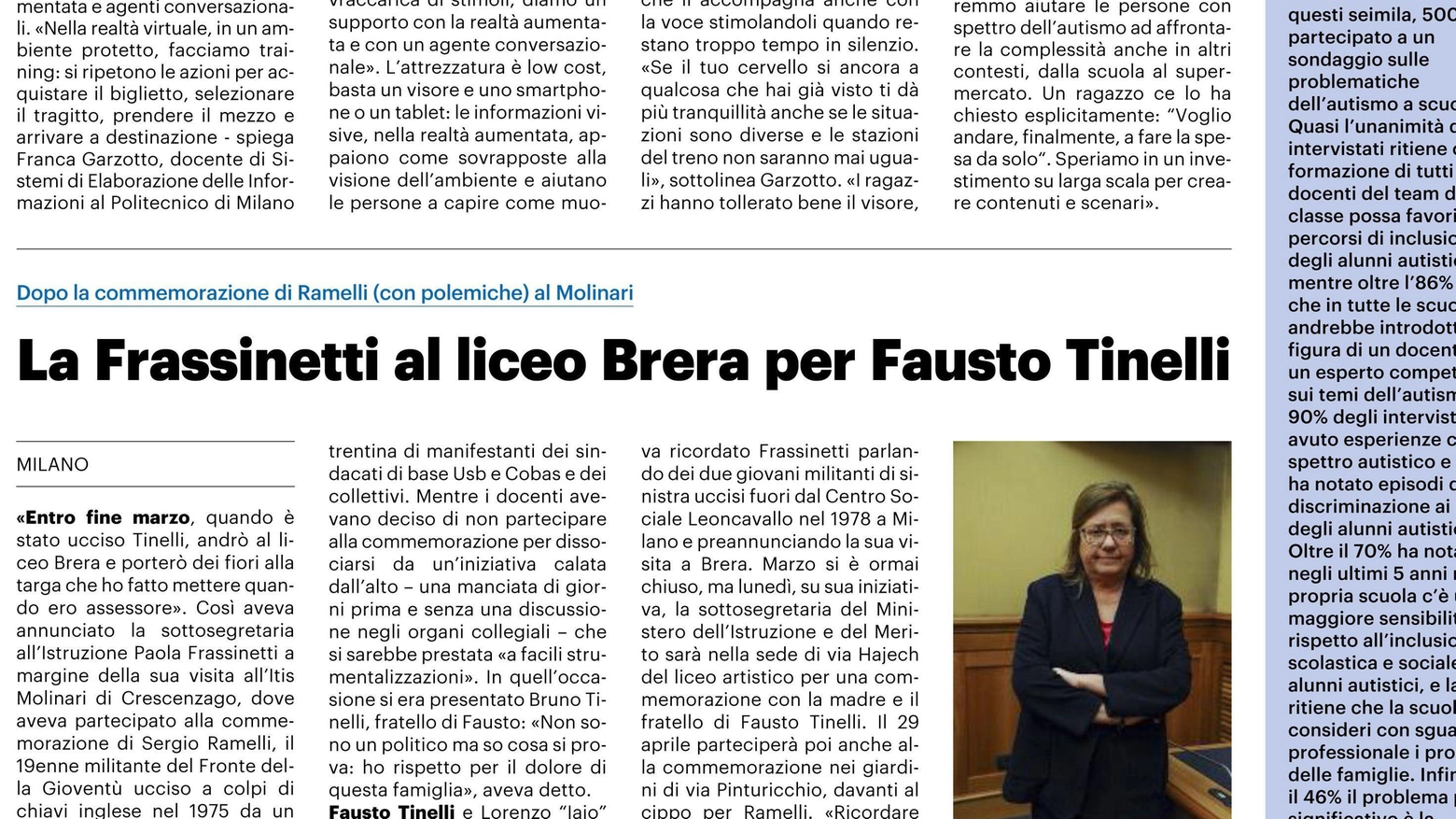 Frassinetti, la visita contestata "Una presenza ingombrante" Frassinetti, la visita contestata "Una presenza ingombrante"