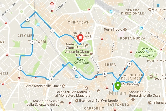 Percorso 10 km