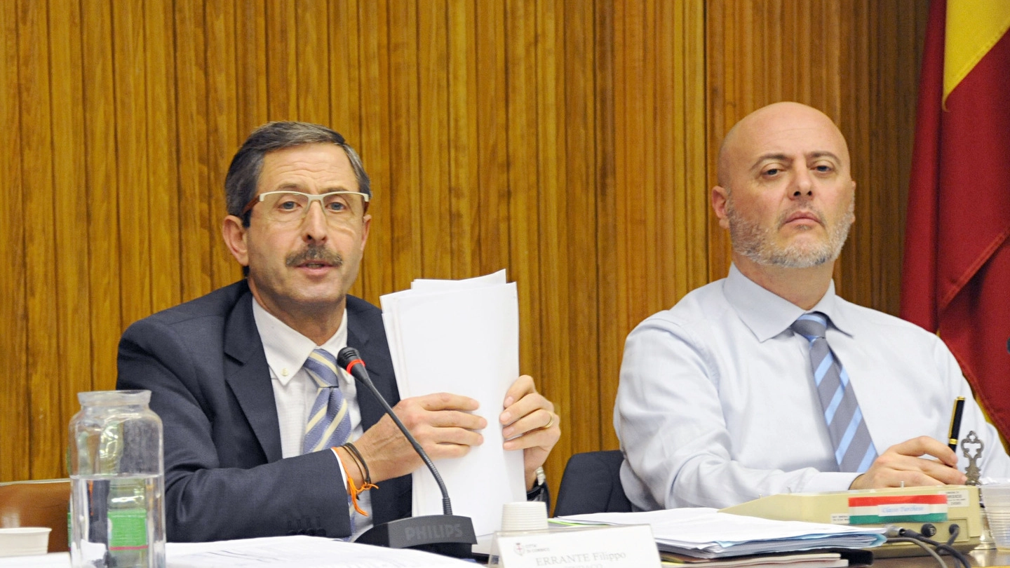 Il sindaco Filippo Errante e il presidente del Parlamentino Enzo Cirulli