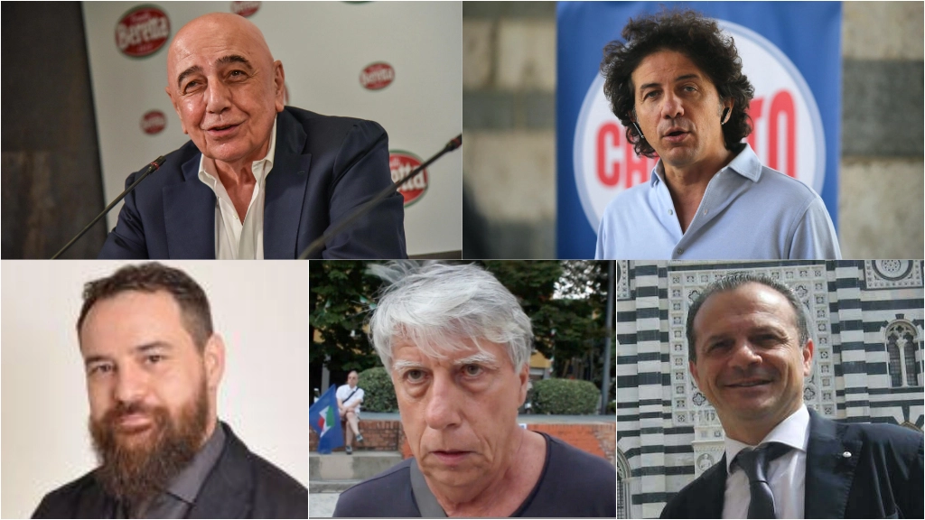 Da sinistra in alto: Galliani, Cappato, Rampi, Giovanardi e De Luca