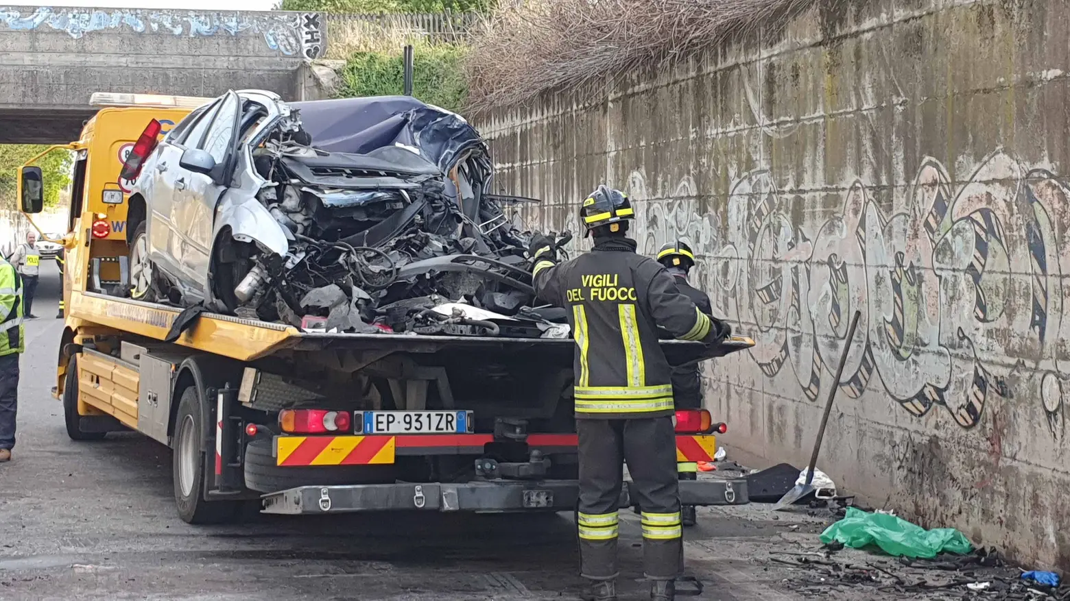 Rovato, l'auto coinvolta nell'incidente mortale Rovato, l'auto coinvolta nell'incidente mortale