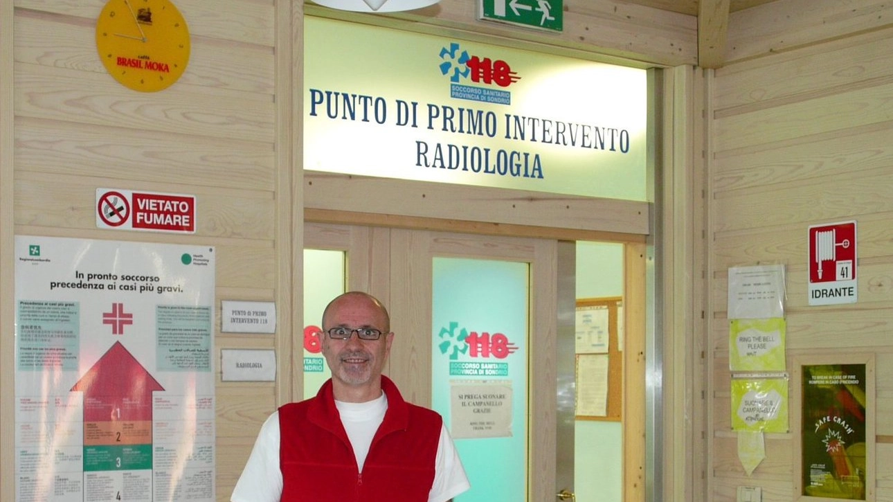 Carlo Marolda è il responsabile del pronto soccorso dell’ospedale valchiavennasco 