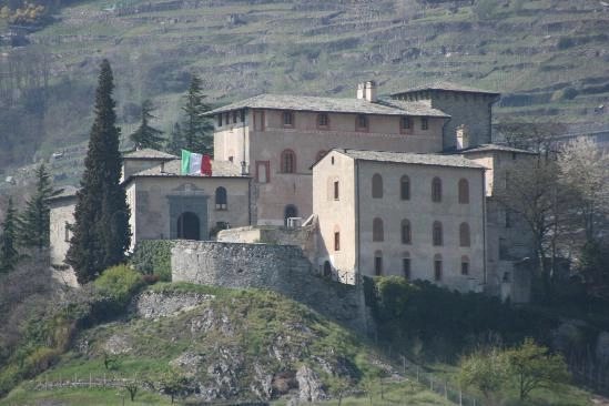 Il castel Masegra a Sondrio 