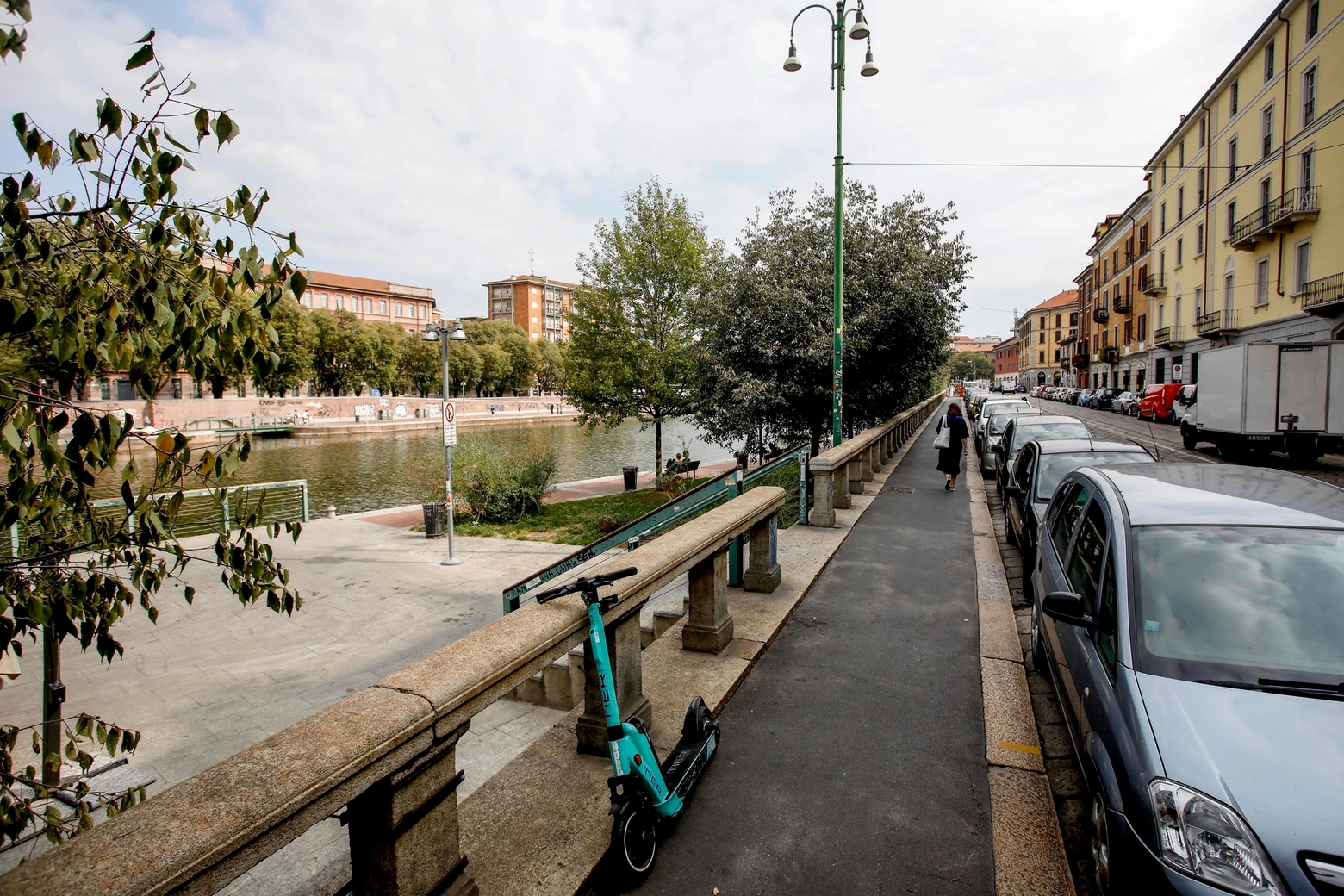Milano, zona darsena, dove è avvenuta l'aggressione
