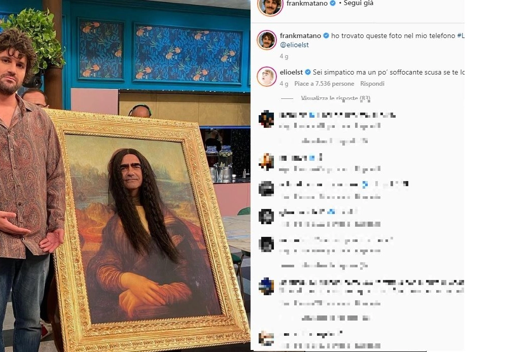 Frank Matano ed Elio (Instagram)