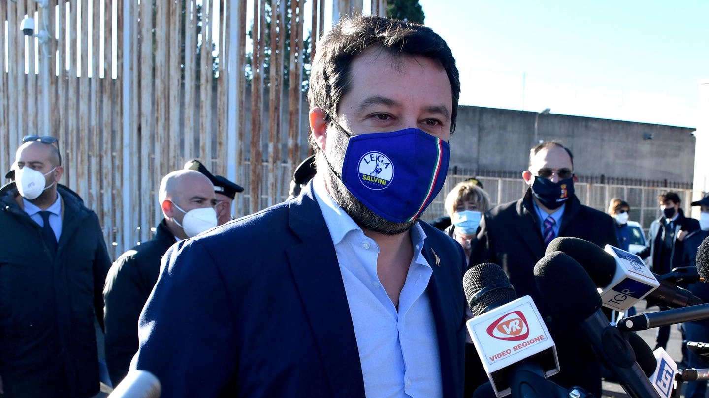 L'ex ministro dell'Interno Matteo Salvini (Ansa)
