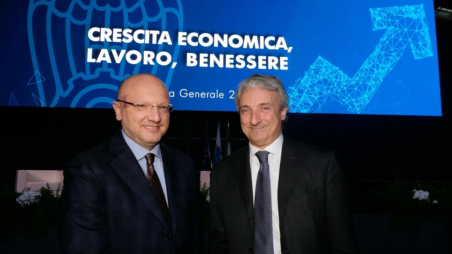 Presidente di Confindustria Boccia con il numero uno di Aib, Pasini