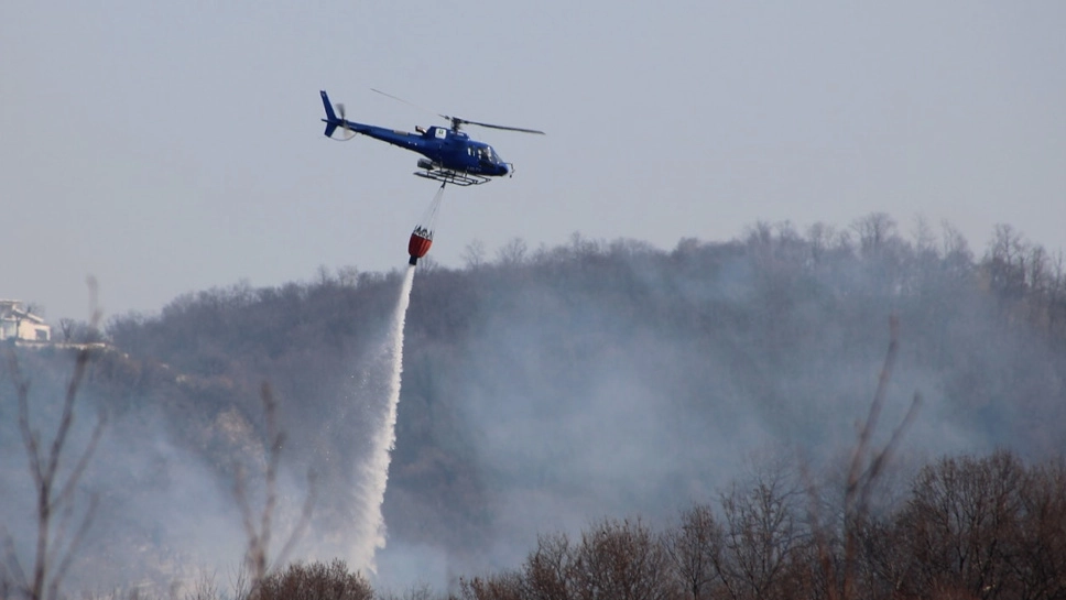 L'elicottero antincendio