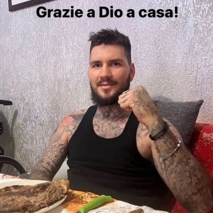 La foto pubblicata da King Toretto tornato a casa