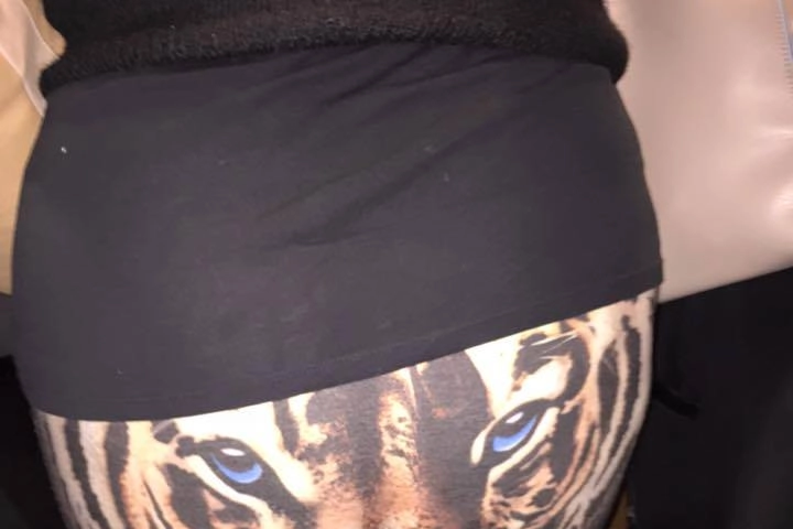 Un pantalone tigrato