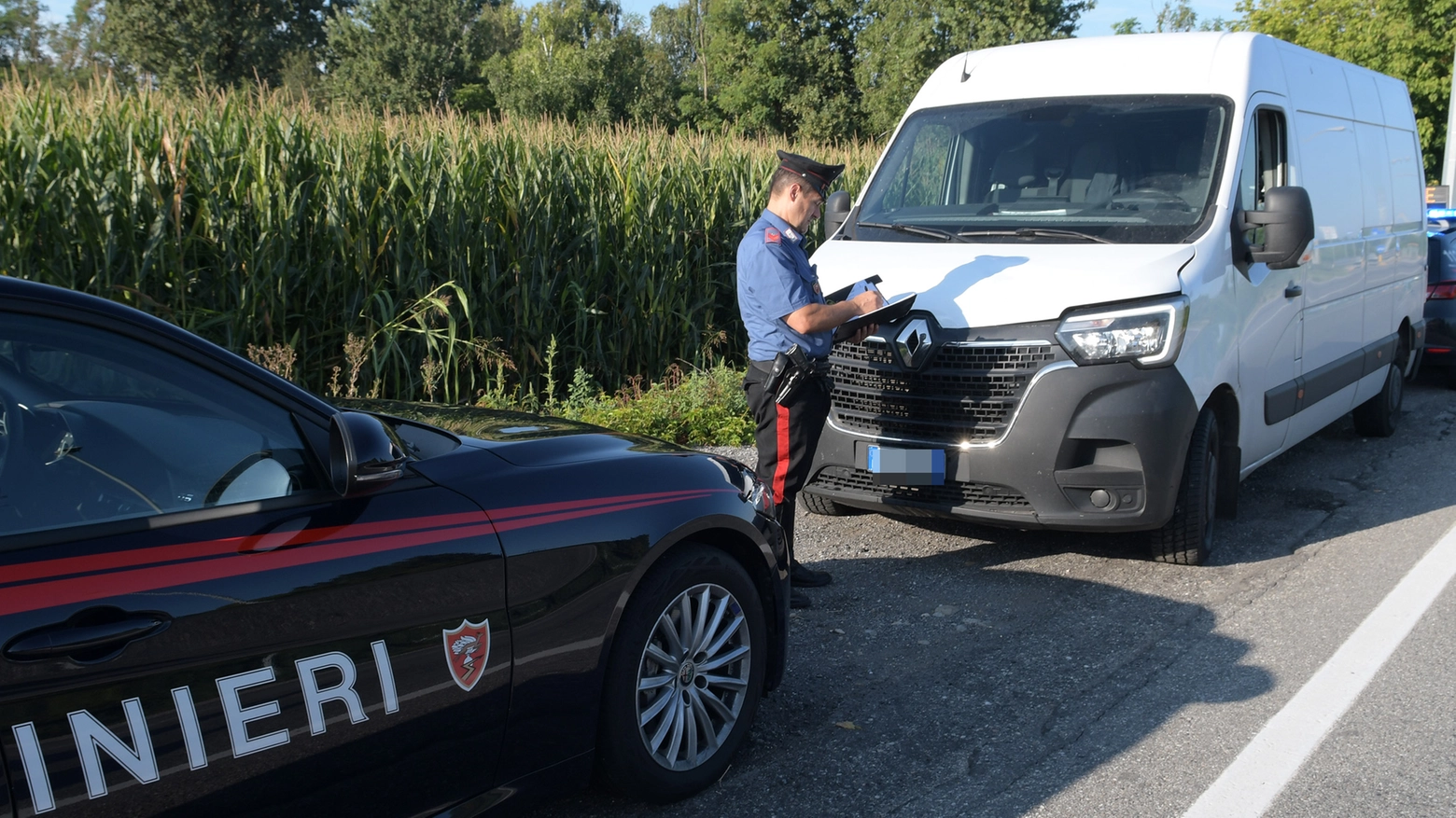 I rilievi sul luogo dell'incidente I rilievi sul luogo dell'incidente