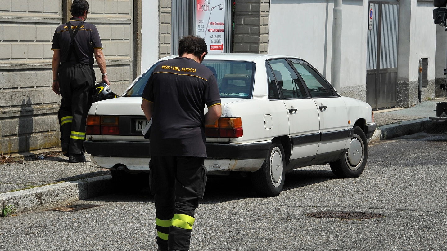 L'incidente in via Cattaneo a Legnano