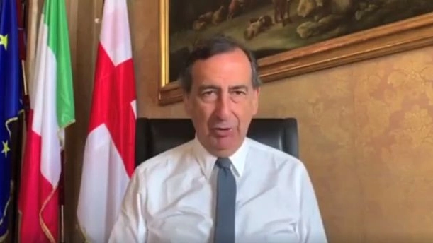 Il sindaco di Milano, Giuseppe Sala (Frame video Facebook)