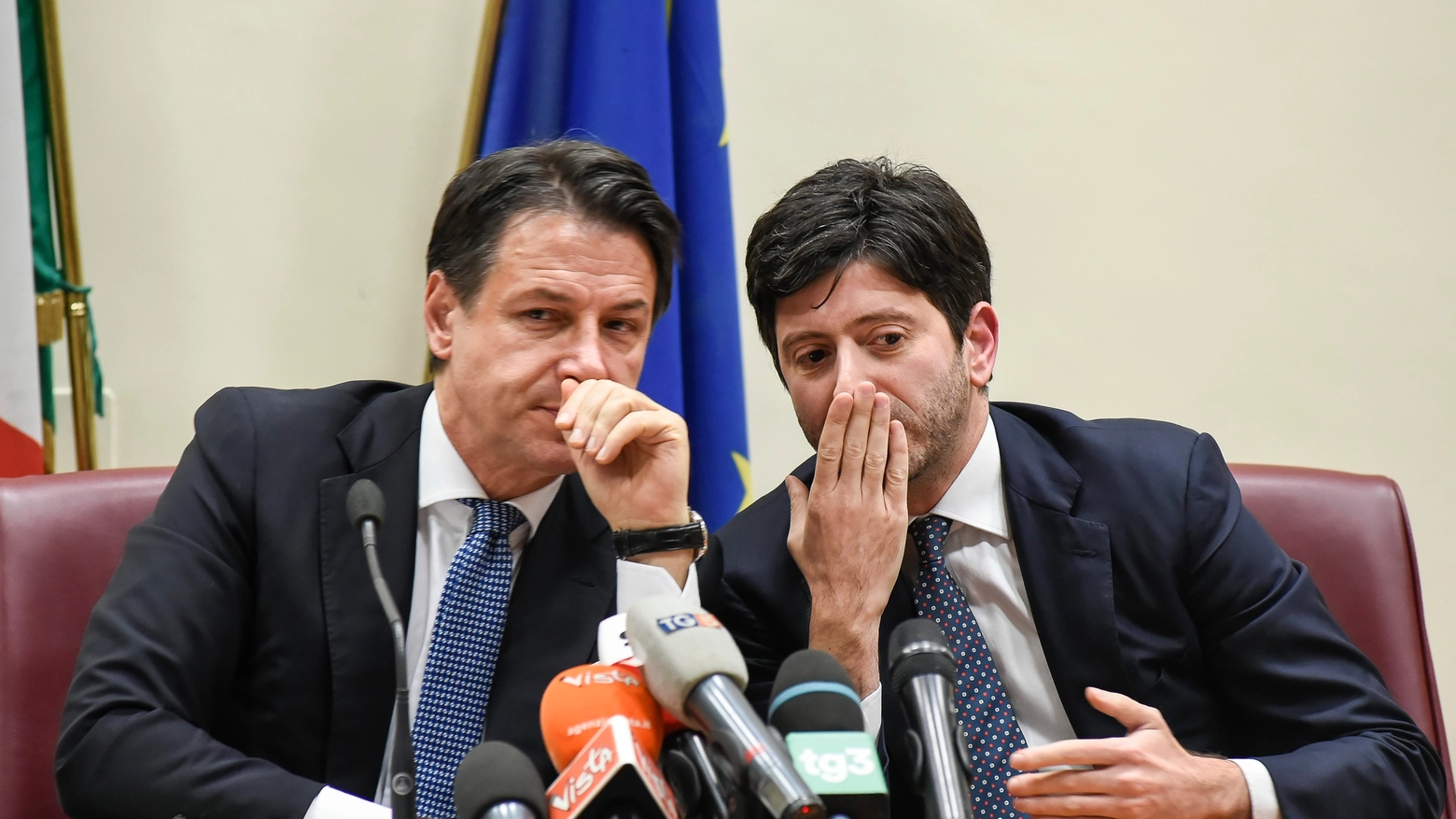 Giuseppe Conte e Roberto Speranza