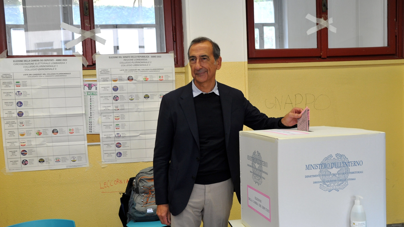 Elezioni politiche 2022, il sindaco di Milano Giuseppe Sala