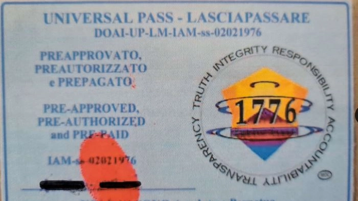 Il lasciapassare universale creato dal gruppo Il lasciapassare universale creato dal gruppo