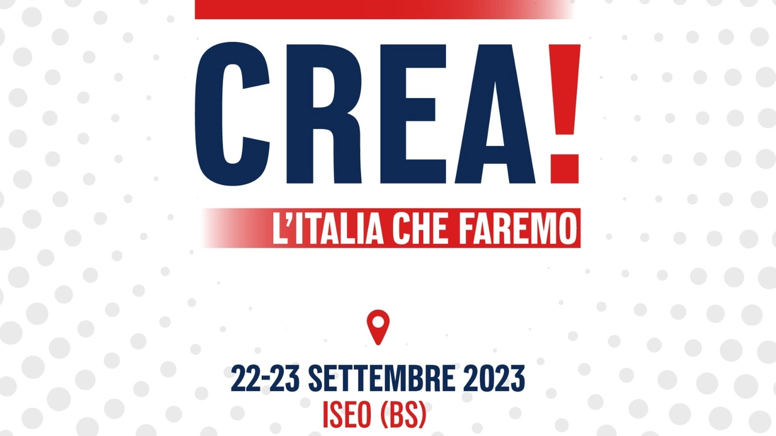 Crea! L'Italia che faremo