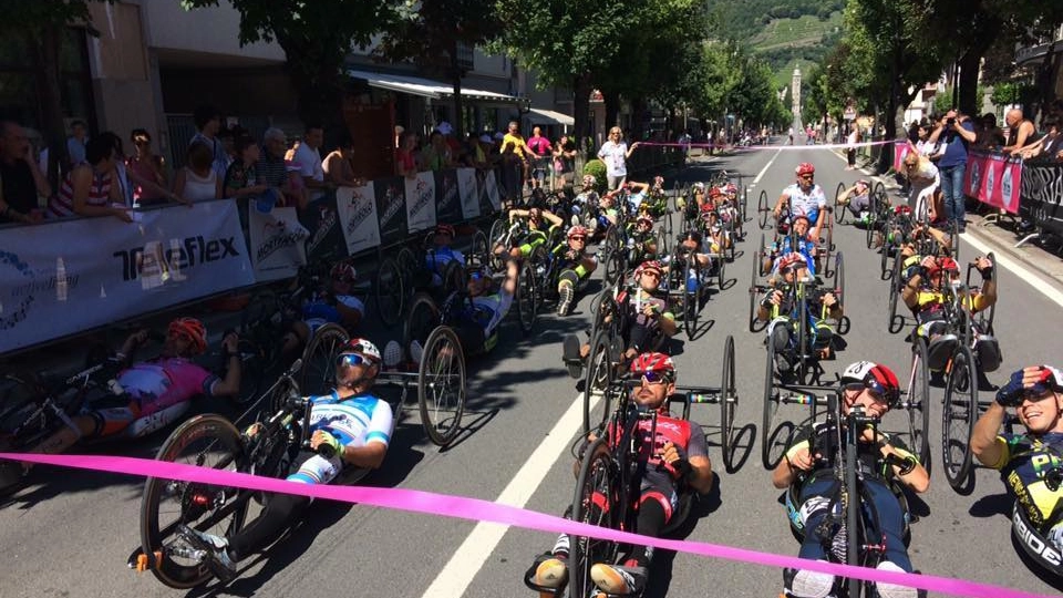 Tirano ha ospitato il Giro d'Italia Handbike altre due volte