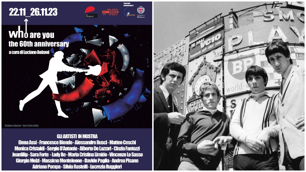 L’esposizione organizzata nell’ambito della settimana milanese dedicata alle sette note. Il curatore Luciano Bolzoni: “Pete Townshend e soci sono stati come Tiziano, hanno portato il colore nel grigiume britannico anni ‘60”