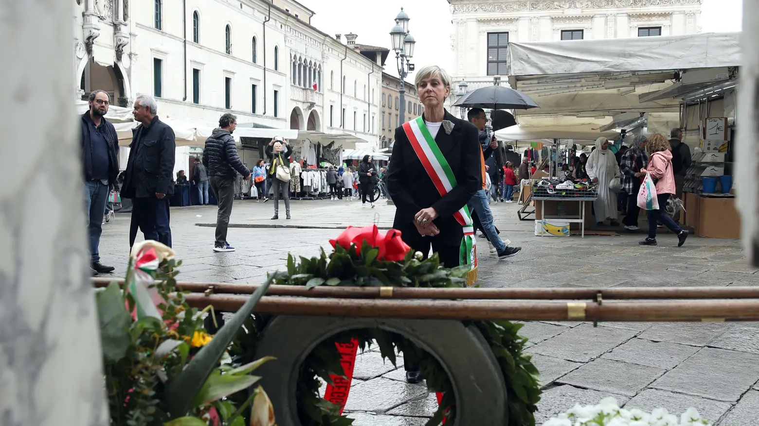 La proclamazione  Castelletti sindaco  della Leonessa d’Italia  Prima uscita in Loggia