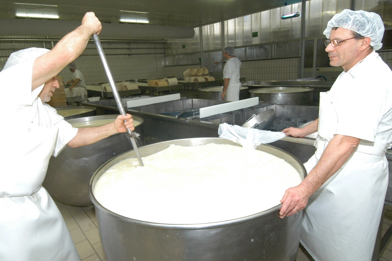 Produzione di formaggio