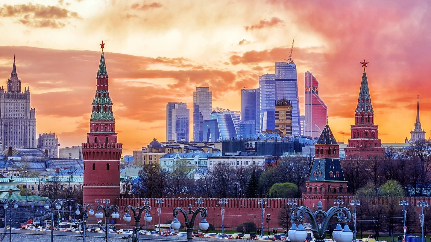Una veduta di Mosca, capitale della Russia