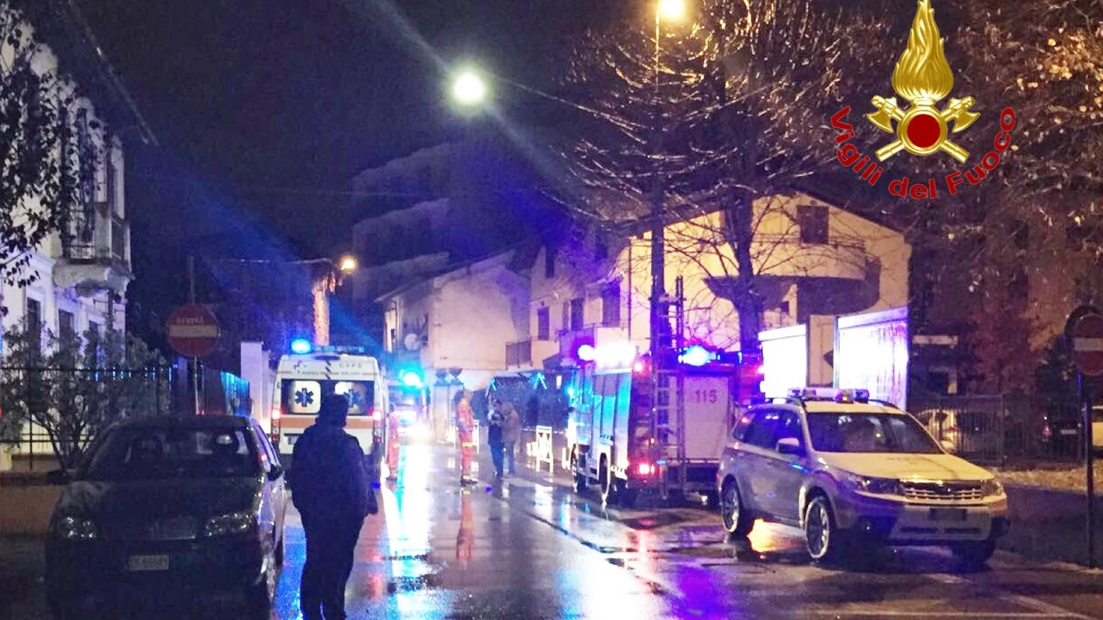Esplosione in appartamento a Pogliano Milanese