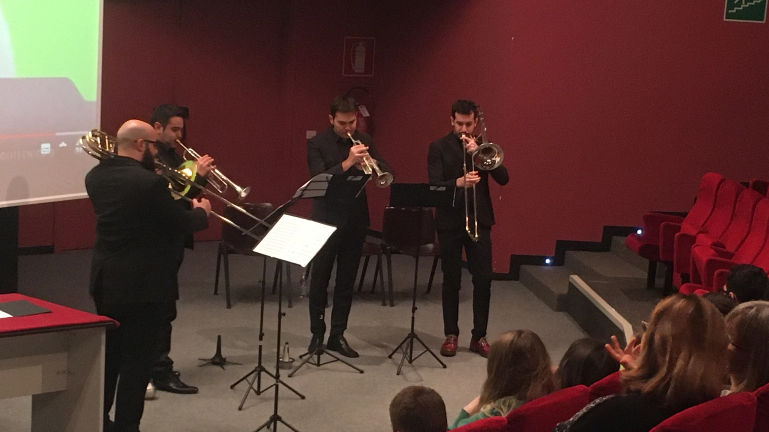 TuttOttoni Brass Quartet con il mestro Passerini 