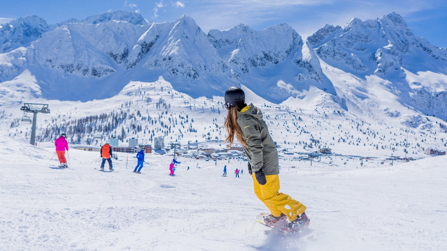 Lo snowpark a Ponte di legno